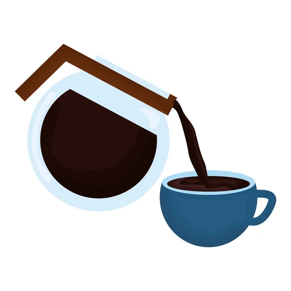 Kávéfőző-adagolócsésze — Stock Vector
