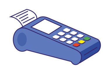 Teknoloji iş ofis dataphone izole
