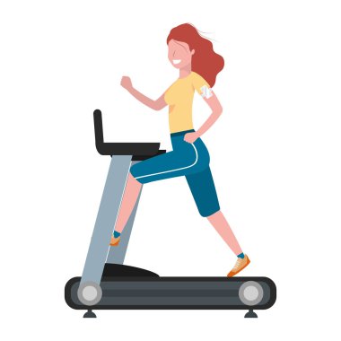 fitness egzersiz karikatür