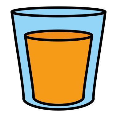 Cam içecek simgesiyle