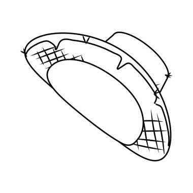 çiftlik şapka karikatür