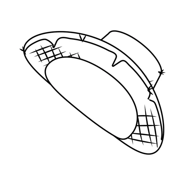 Desenho animado chapéu de fazenda —  Vetores de Stock