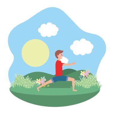 Uygun adam pratik Yoga