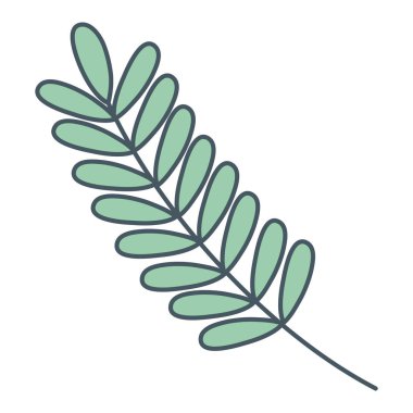 çizgi film doğa yapraklar