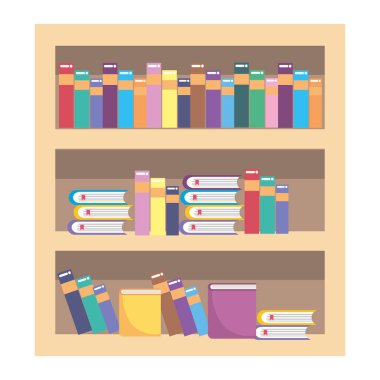 okul çalışma öğesi çizgi film