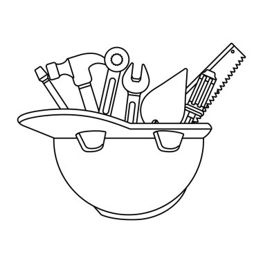 İnşaat mimari çizgi film