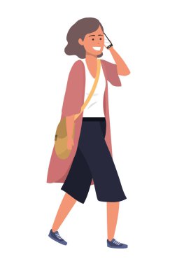 İzole akıllı telefon kullanan milenyum öğrencisi