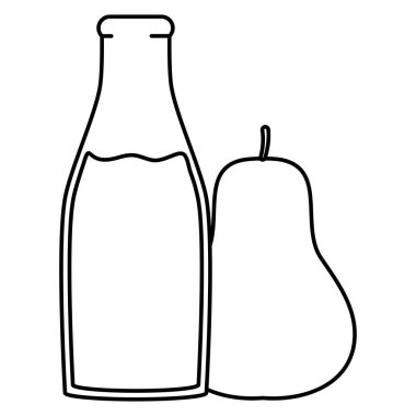 botttle taze armut suyu meyve