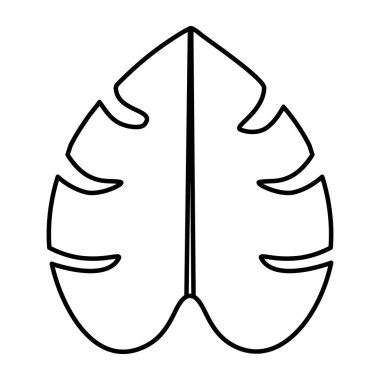 yaprak palmiye tropikal simgesi