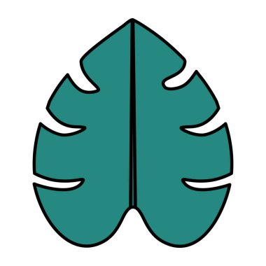 yaprak palmiye tropikal simgesi