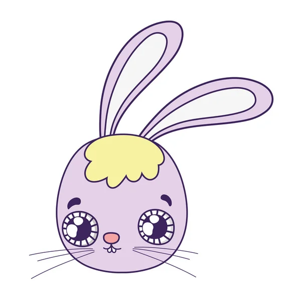 可爱的兔子情人节卡矢量插图设计 — 图库矢量图片