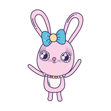 Sevgililer günü illüstrasyon kız sevimli tasarlamak vektör