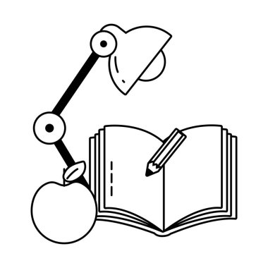 çalışma öğesi karikatür vektör çizim grafik tasarım