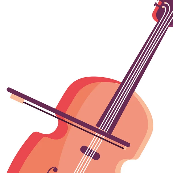Instrumento Música Desenho Animado Vetor Ilustração Design Gráfico — Vetor de Stock