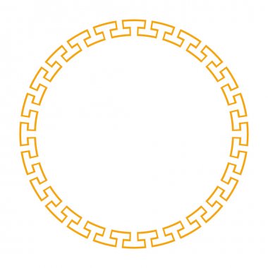 daire altın kare vektör illüstrasyon grafik tasarım