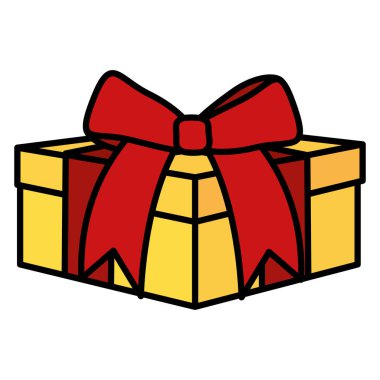 hediye kutusu mevcut simge vektör çizim tasarım