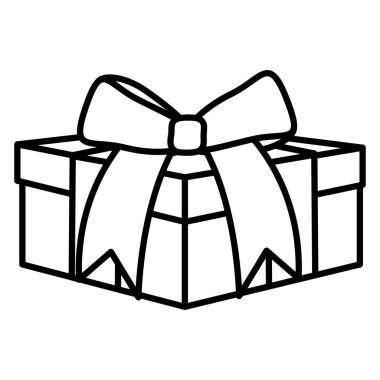 hediye kutusu mevcut simge vektör çizim tasarım