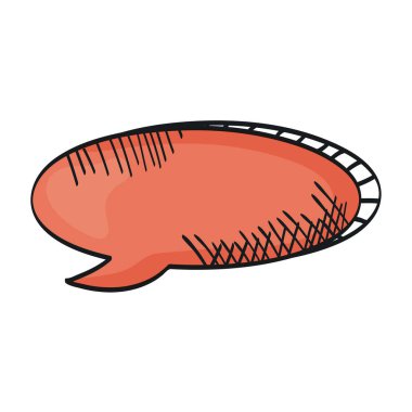 kabartma çizim vektör illüstrasyon tasarımı ile konuşma kabarcık mesajı