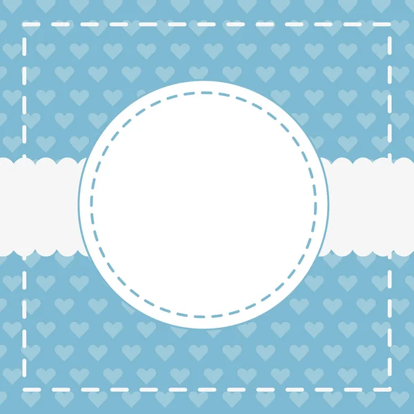 Cute Pattern Hearts Background Cartoon Vector Illustration Graphic Design — Stock Vector