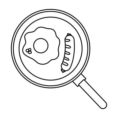 lezzetli lezzetli breakfast çizgi film