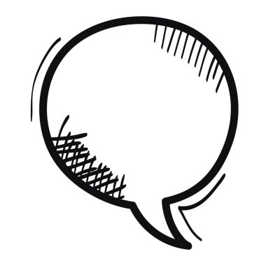 konuşma balonu mesaj çizimi