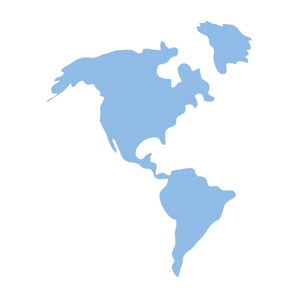 America map icon — Stock Vector