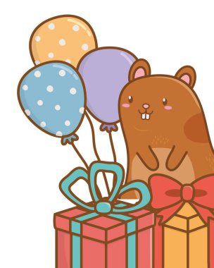 Sevimli Pet hayvan karikatür