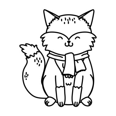 sevimli küçük hayvan karikatür