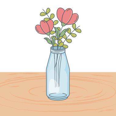 Çiçek Doğa karikatür çiçek