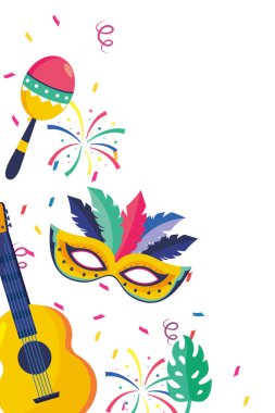 müzik aletleri brezilya parti karikatürler