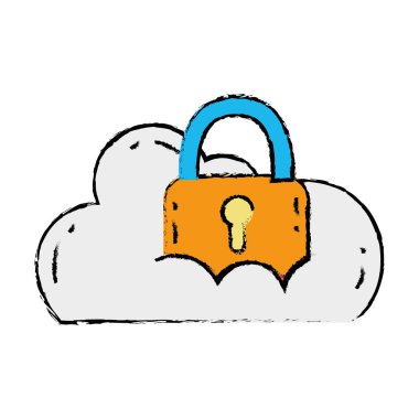 asma kilit sercurity bilgilere verilerle bulut