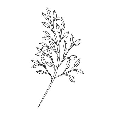 çiçek tropikal karikatür