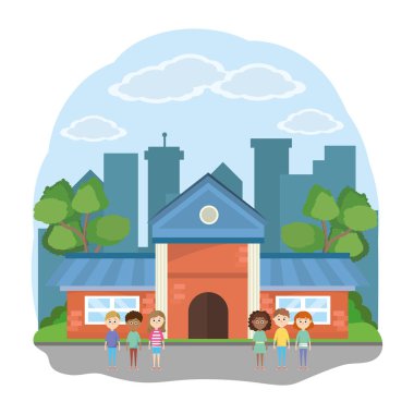 İlköğretim Okulu çizgi film