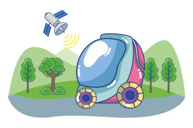 gelecekteki kavramı çizgi film