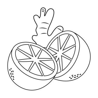 lezzetli sağlıklı yemek karikatür