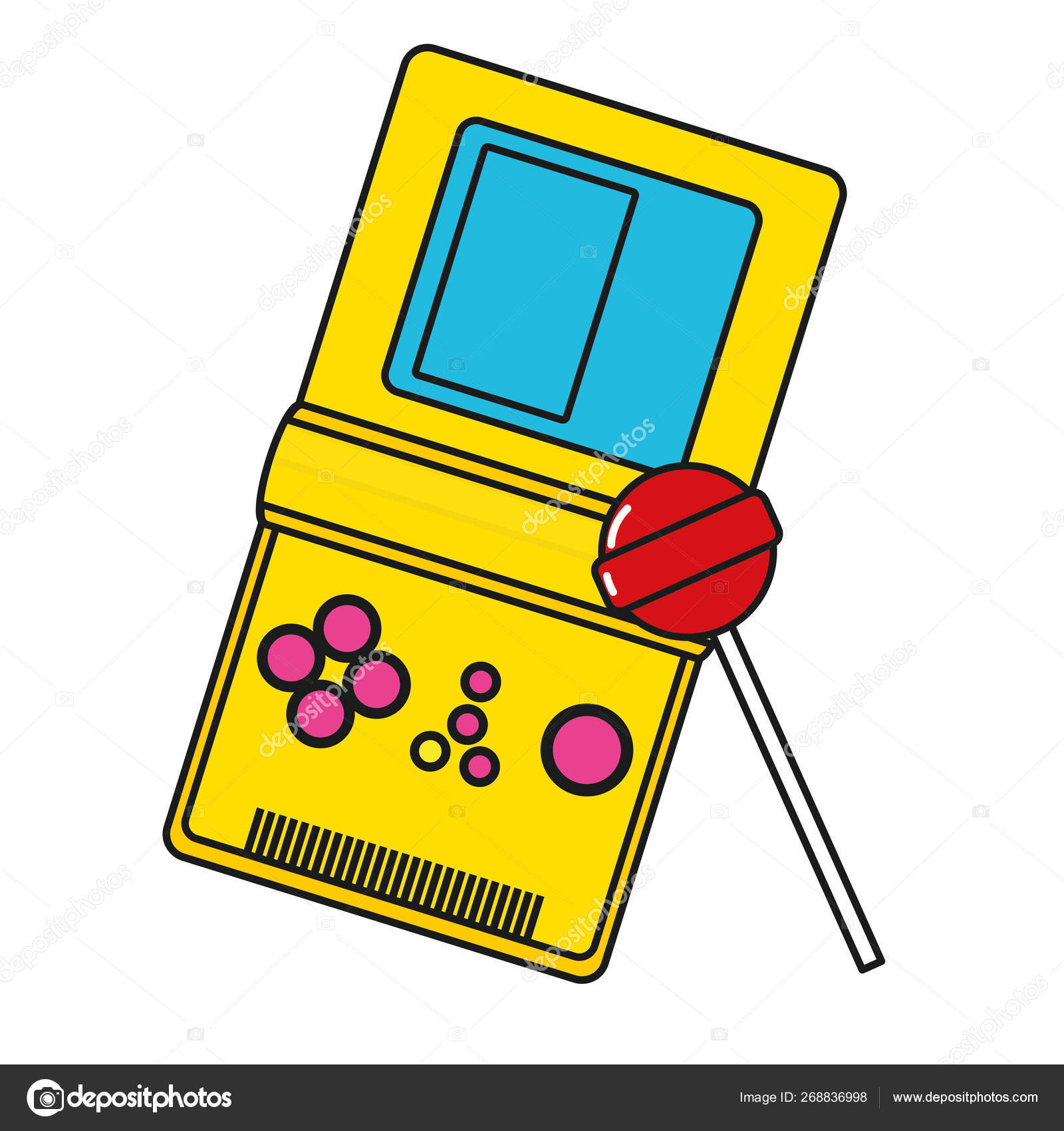 Retro Vintage Jogo Tetris Gameplay Consoles Com Cassete Isolado Desenho  Animado Ilustração Vetorial Design Gráfico Royalty Free SVG, Cliparts,  Vetores, e Ilustrações Stock. Image 134544638