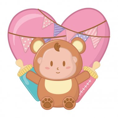 kalp ile ayı kostüm