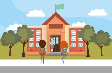 İlköğretim Okulu çizgi film