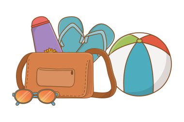 Yaz saati ve seyahat karikatür