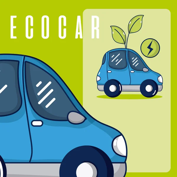 Vehículo eléctrico del coche — Archivo Imágenes Vectoriales