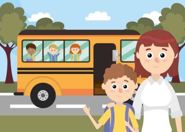 İlköğretim Okulu çizgi film