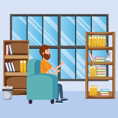 Genç adam çizgi filmi