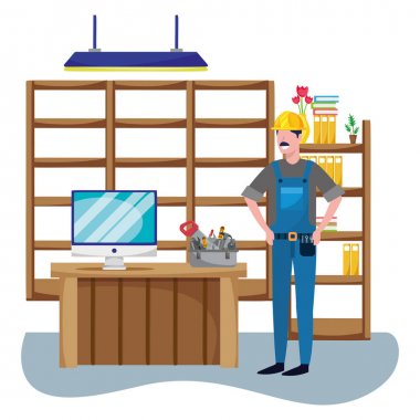 İşçi Bayramı iş karikatür