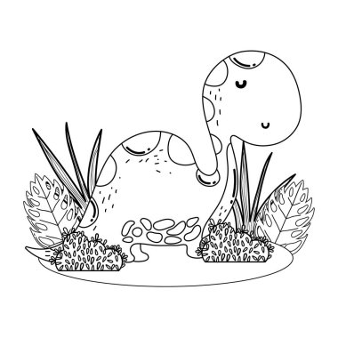 manzara sevimli apatosaurus