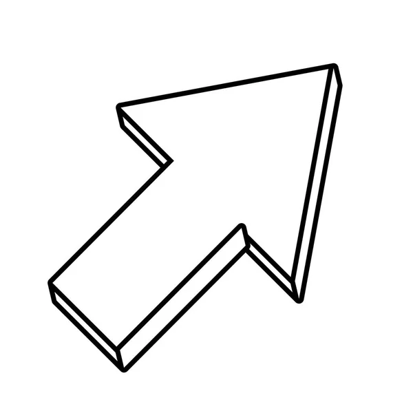 Cursor arrow design — Stock Vector