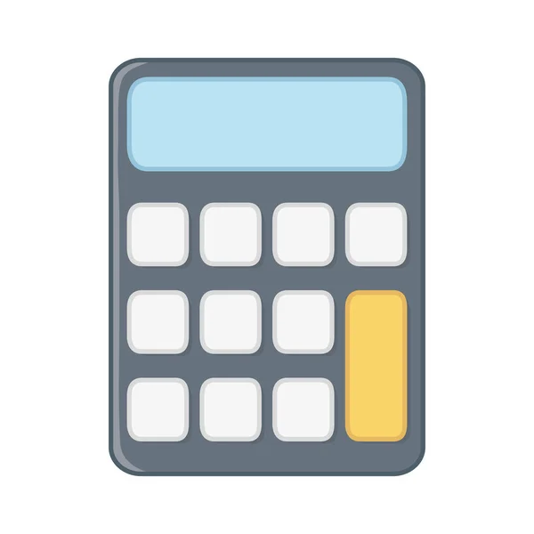 Diseño de calculadora aislada — Vector de stock