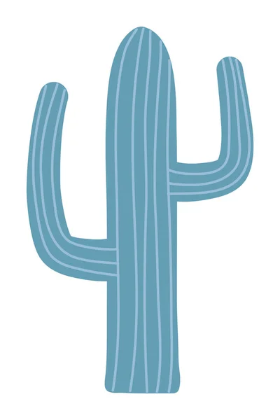 Diseño de cactus aislado — Vector de stock