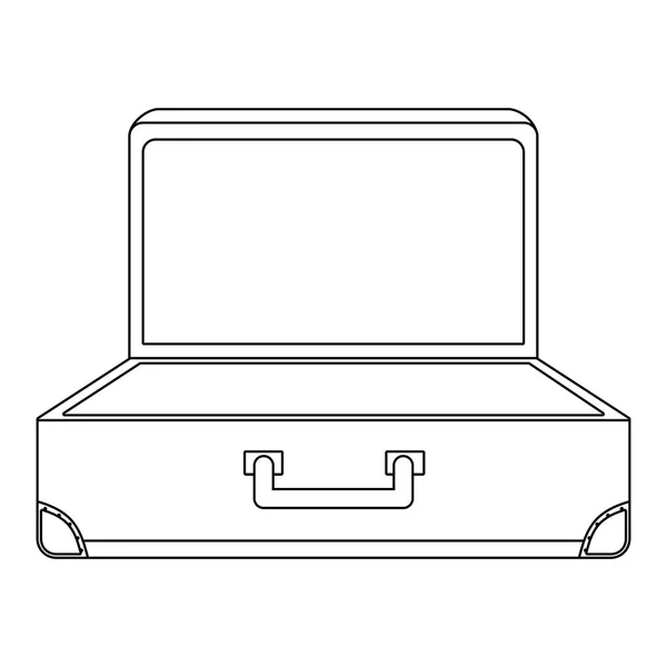 Koffer en reis ontwerp — Stockvector