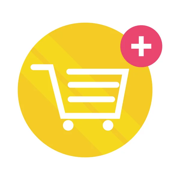 Shopping cart icon design — Stock Vector