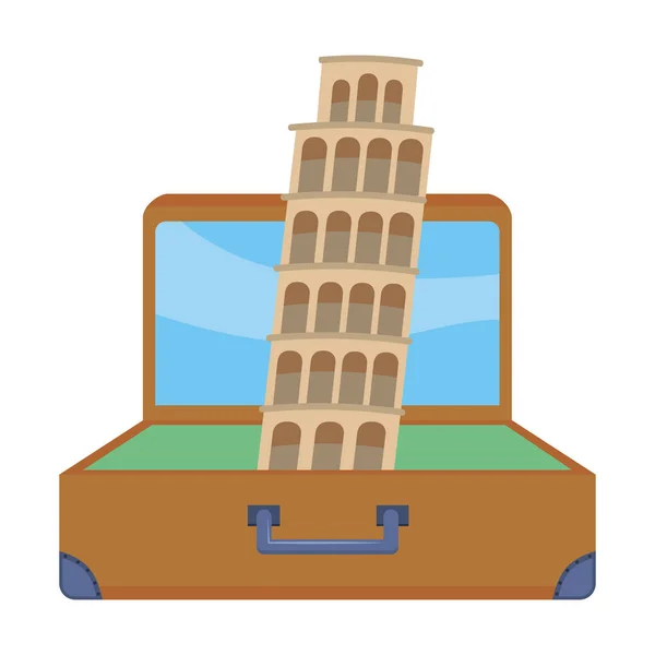 Pisa kule tasarımı — Stok Vektör